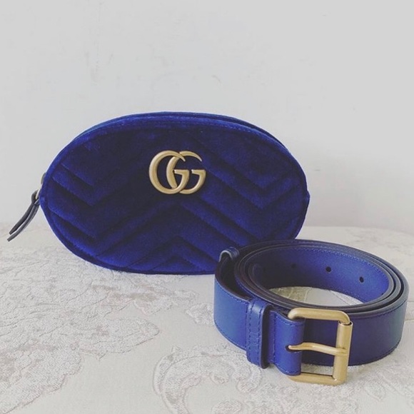 New NwT Gucci velvet belt bag - Picture 5 of 7